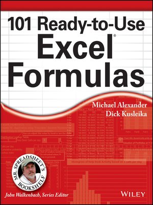 cover image of 101 Ready-to-Use Excel Formulas